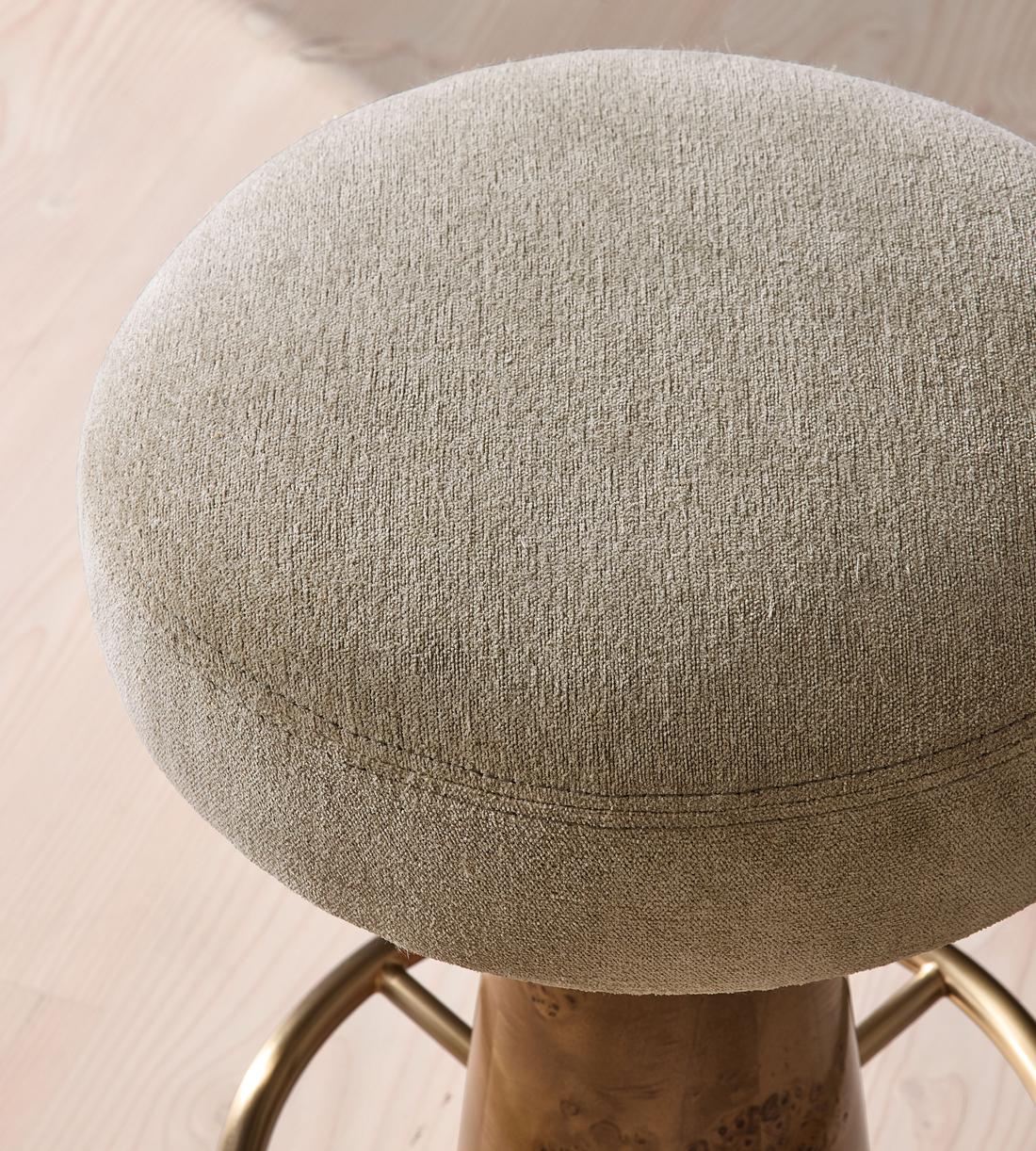 Killian Barstool - Linen Chenille - Stone - UK - Images - Image 3