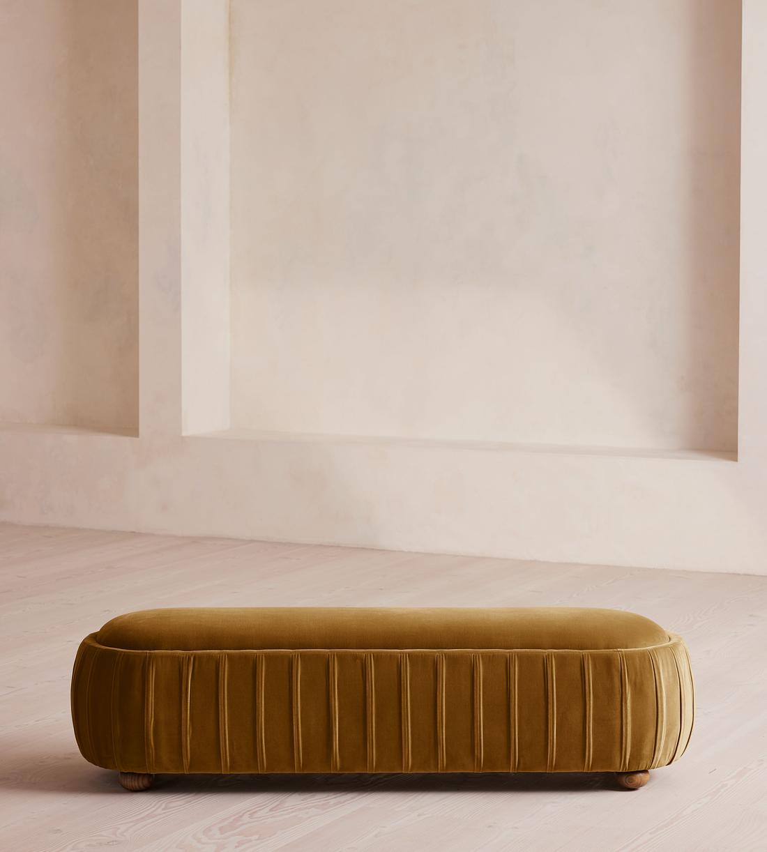 Vivienne Bench - Velvet - Mustard - Listing - Image 2