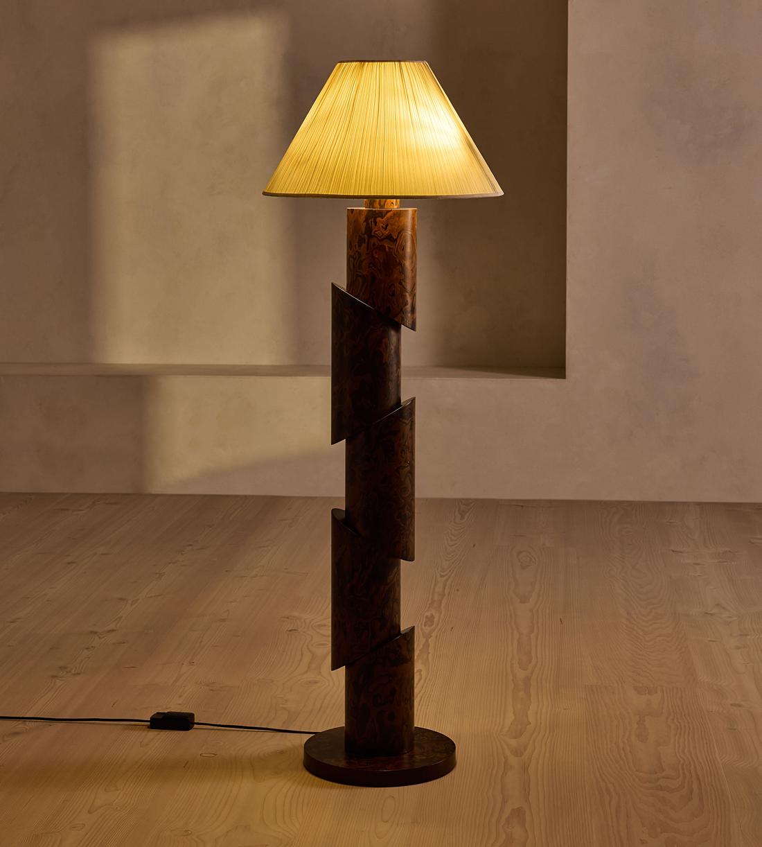 Franco Floor Lamp - Abstract Burl - US - Listing - Image 4