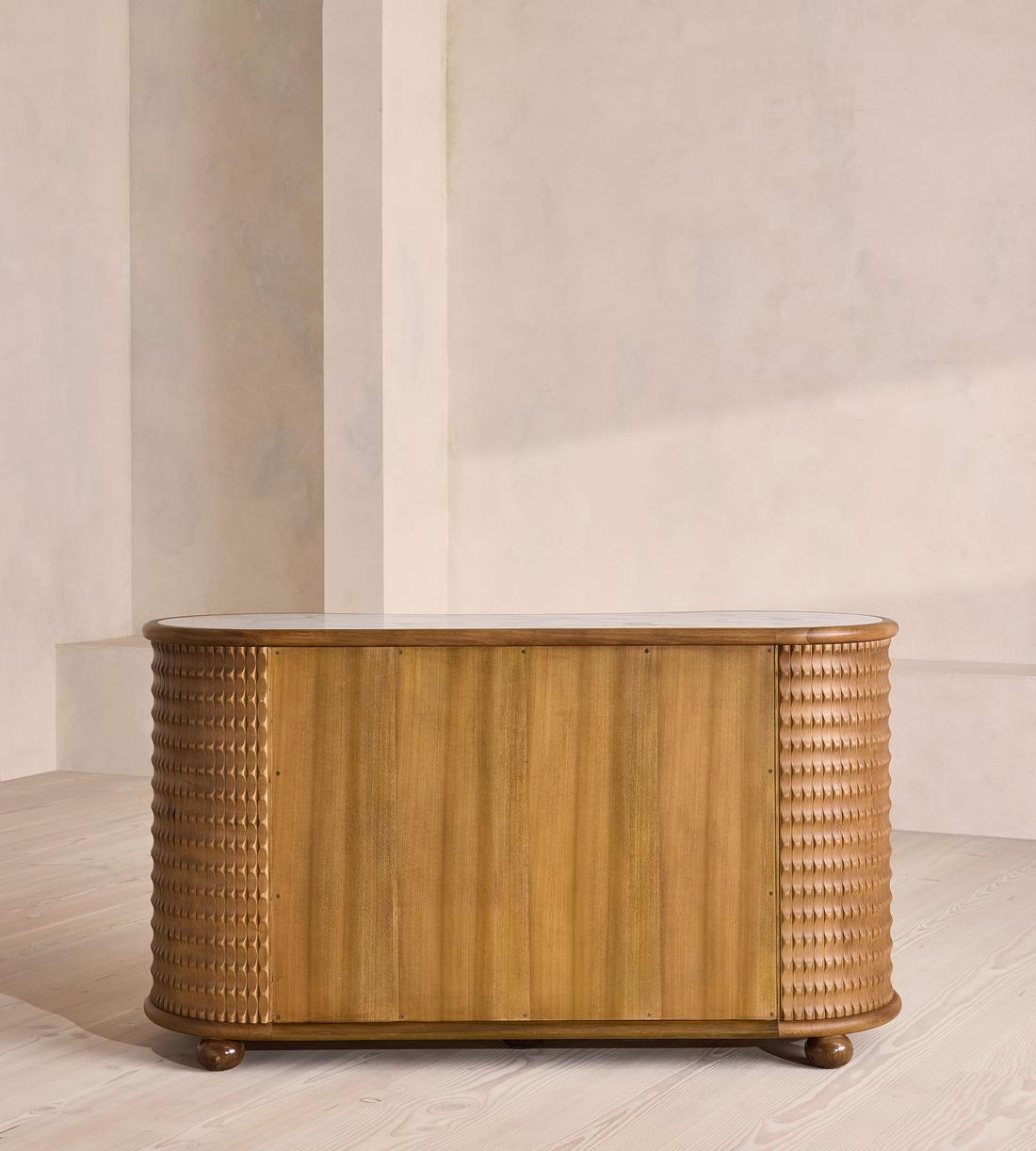 Armando Six Drawer Dresser - Calacatta Aura Marble - Images - Image 5