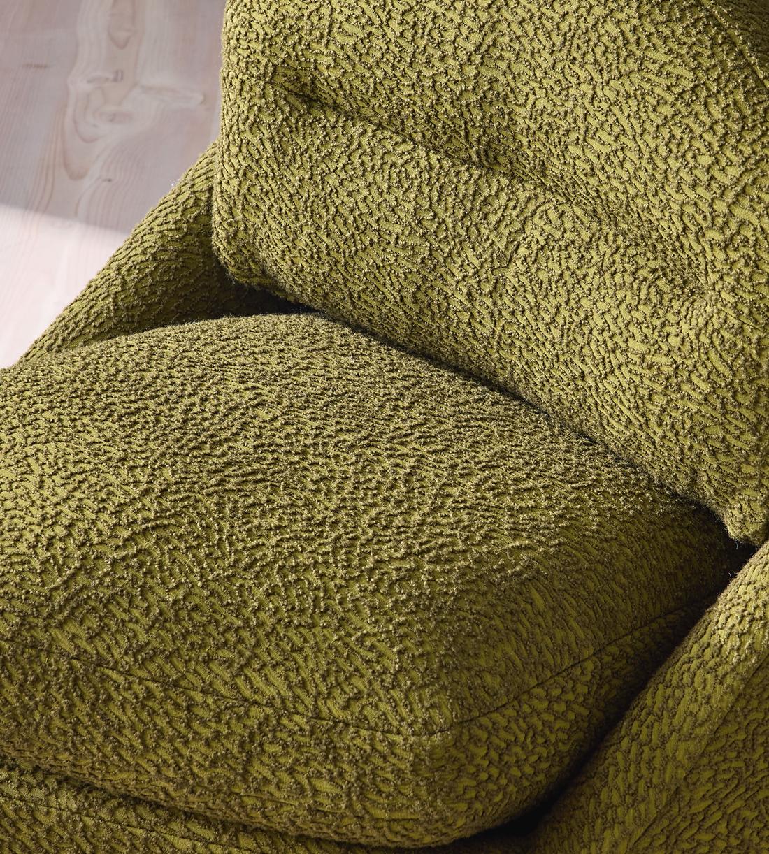 Mila Armchair - Boucle Jacquard - Olive - UK - Images - Image 7