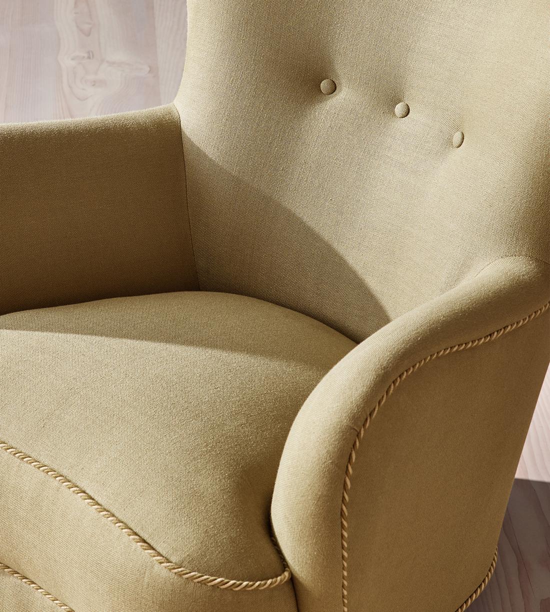 Pippa Armchair - Linen - Wheat - UK - Images - Image 6