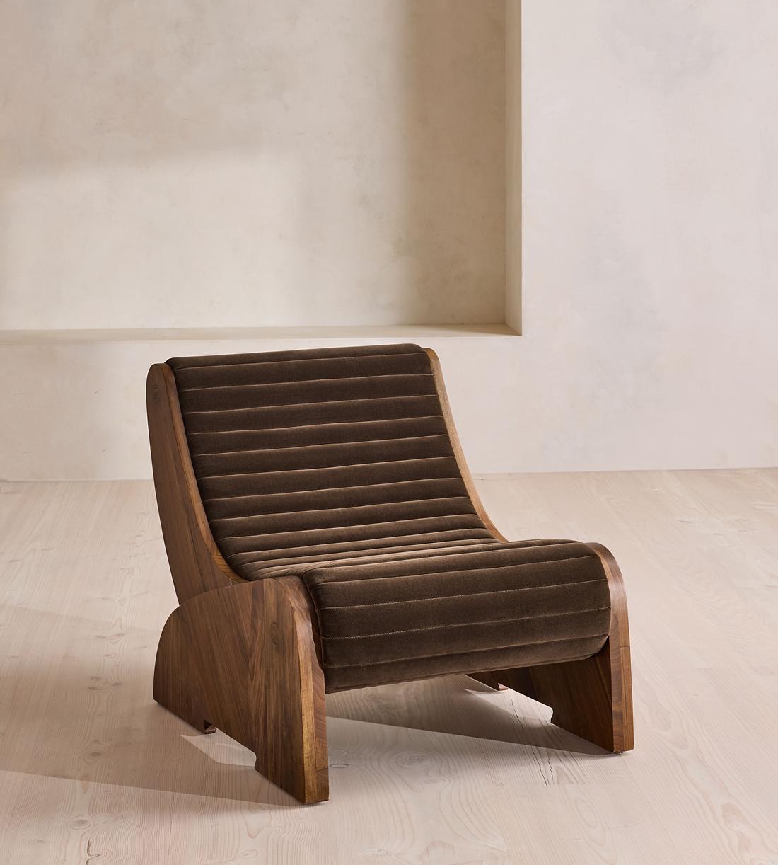 Sullivan Armchair - Velvet - Chocolate - UK - Listing - Image 4