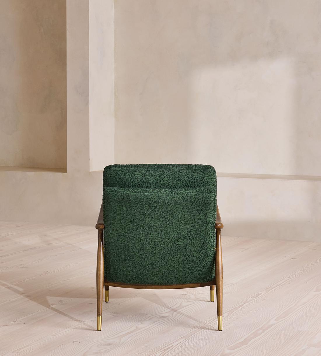 Theodore Armchair - Boucle Jacquard - Marine  - US - Images - Image 5