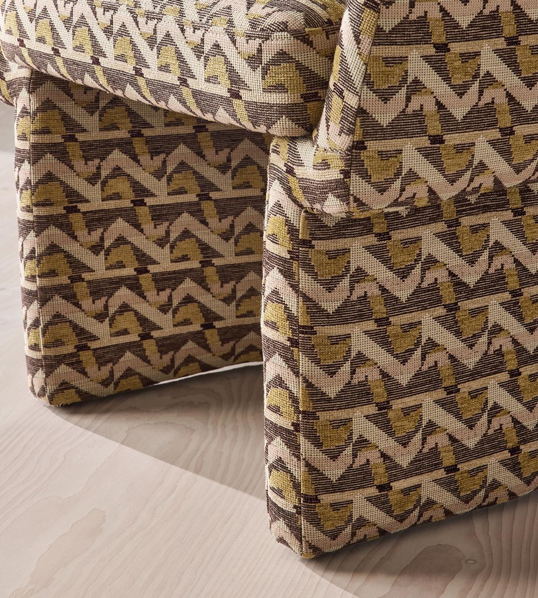 Morrell Dining Chair - Fulton Jacquard - Sage - US - Images - Image 8