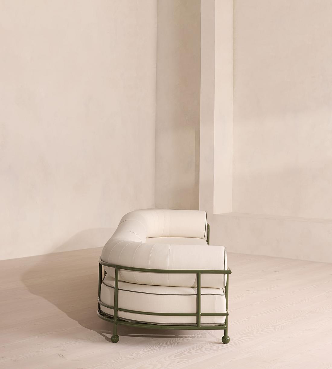 Gaspard Four-Seater Outdoor Sofa - Linen - Off White - Images - Image 4