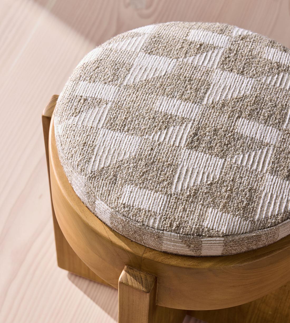 Tyros Outdoor Footstool - Geometric - Natural - UK - Images - Image 5