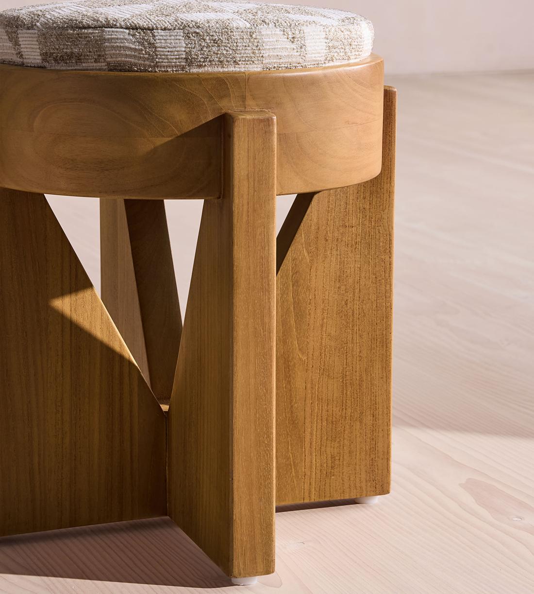 Tyros Outdoor Footstool - Geometric - Natural - US - Images - Image 6