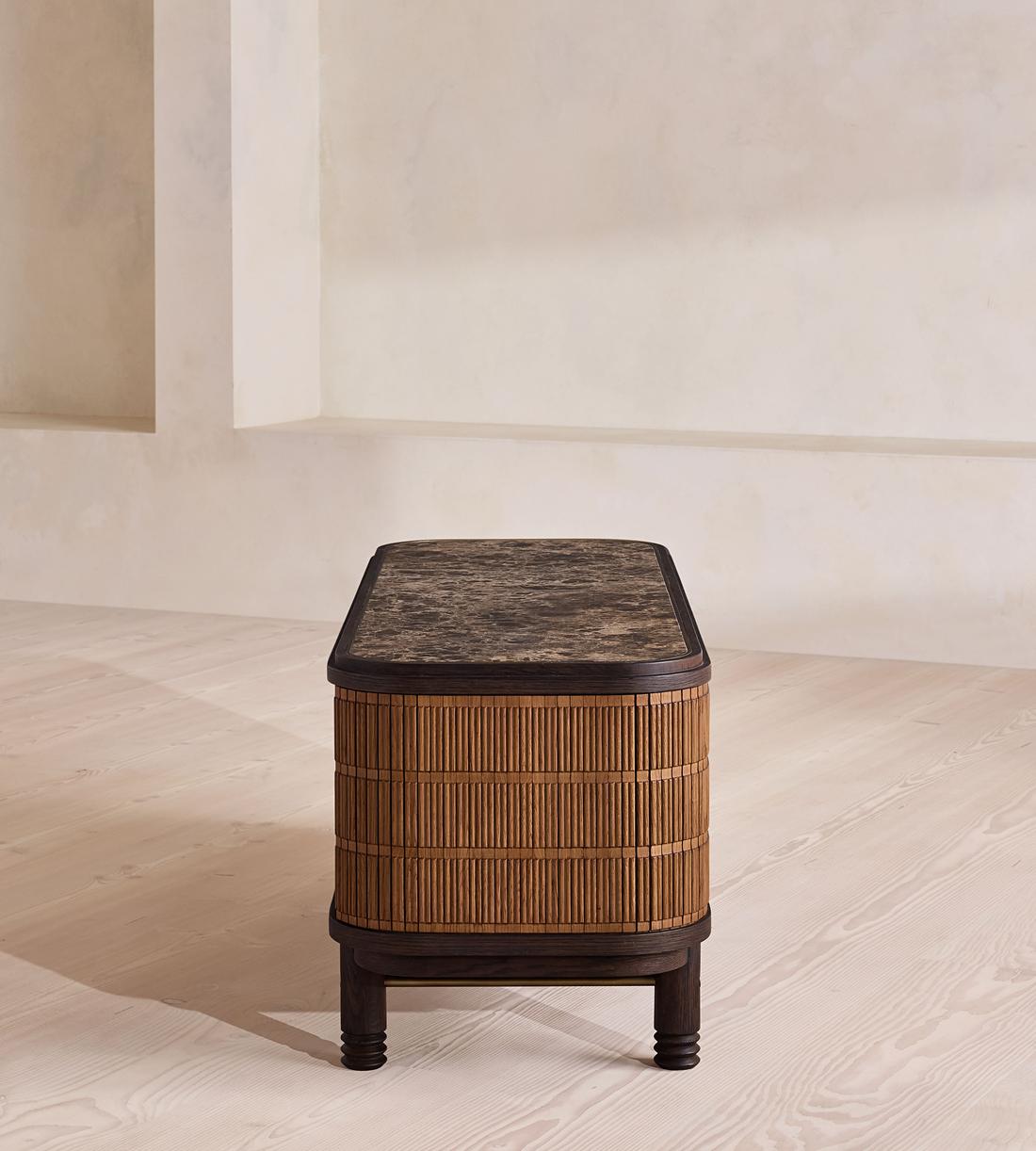 Cullen Media Unit - Dark Emperador Marble - Images - Image 4