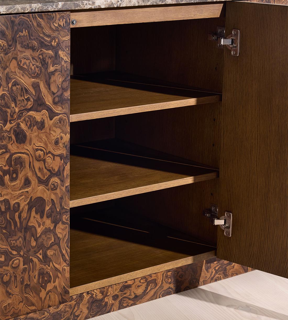 Vance Sideboard - Dark Emperador - Images - Image 6