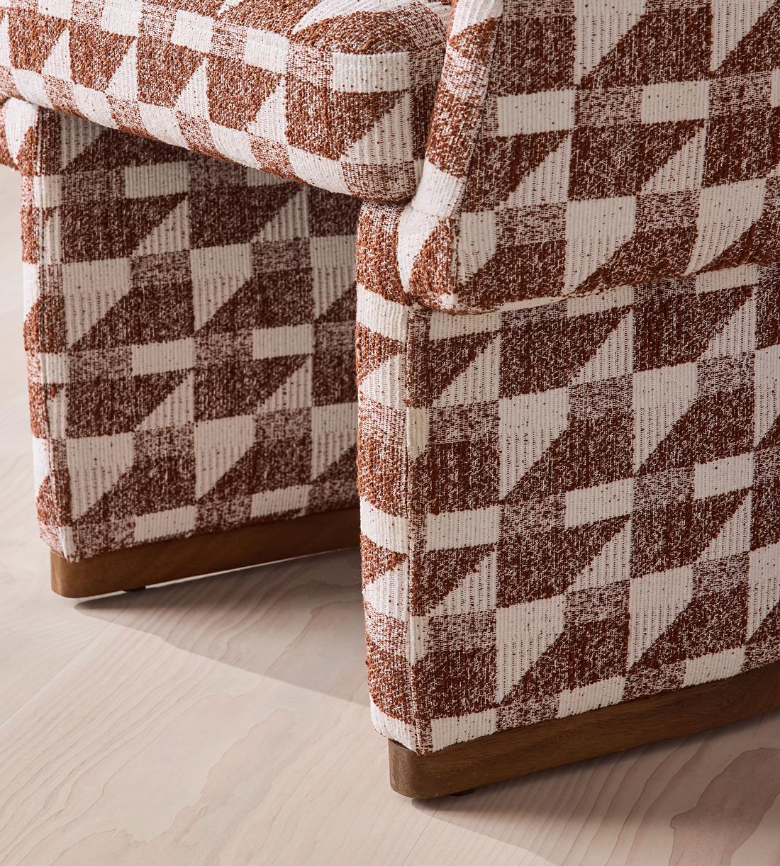 Morrell Outdoor Dining Chair - Geometric - Maroon - UK - Images - Image 9