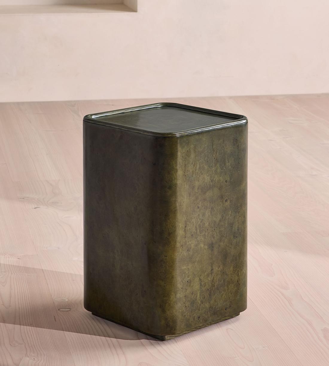 Dawson Side Table - Oak Burl - Olive - Listing - Image 2