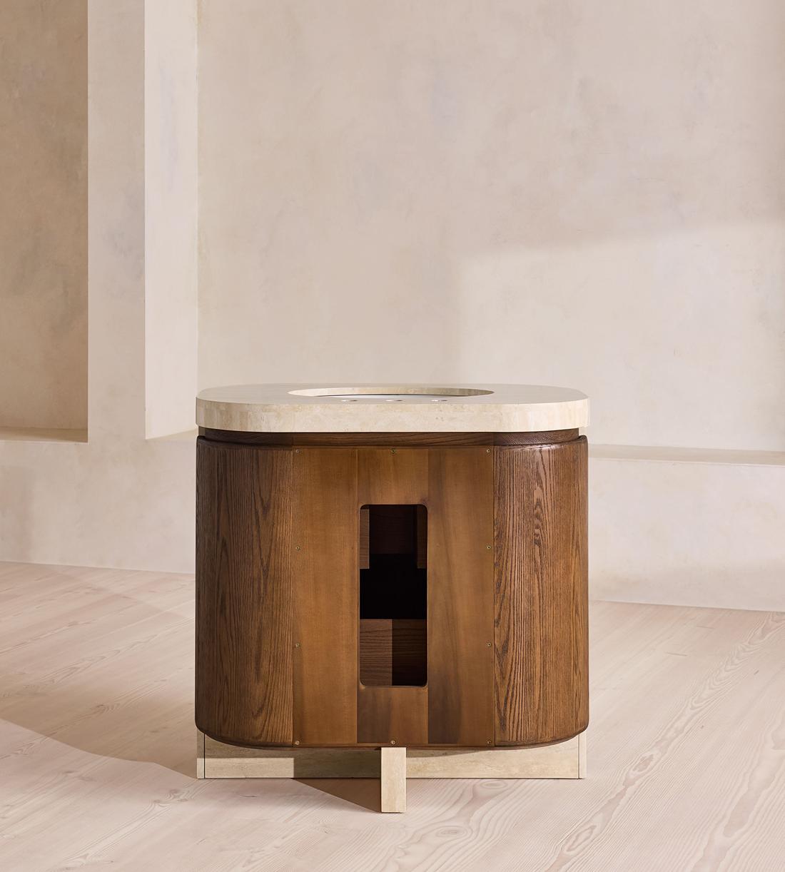 Tivoli Single Vanity - Travertine Marble - Images - Image 8