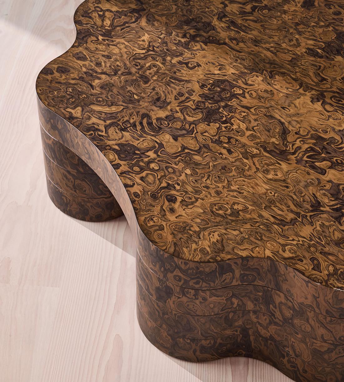 Germain Coffee Table - Abstract Burl - Images - Image 5