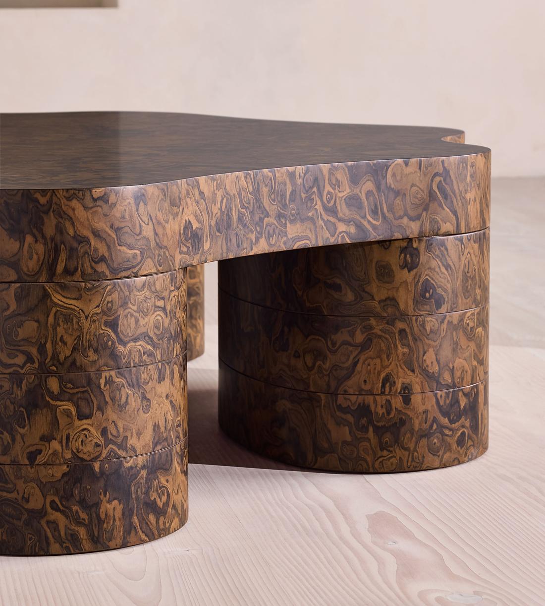 Germain Coffee Table - Abstract Burl - Images - Image 6