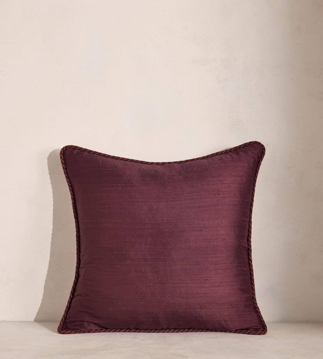 Florence Square Cushion - Bordeaux - Listing - Image 2
