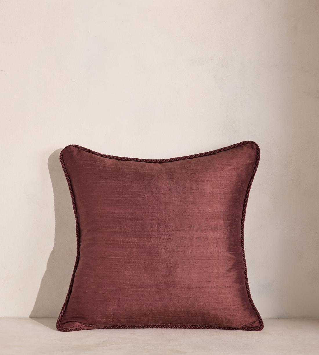 Florence Square Cushion - Bordeaux - Listing - Image 2