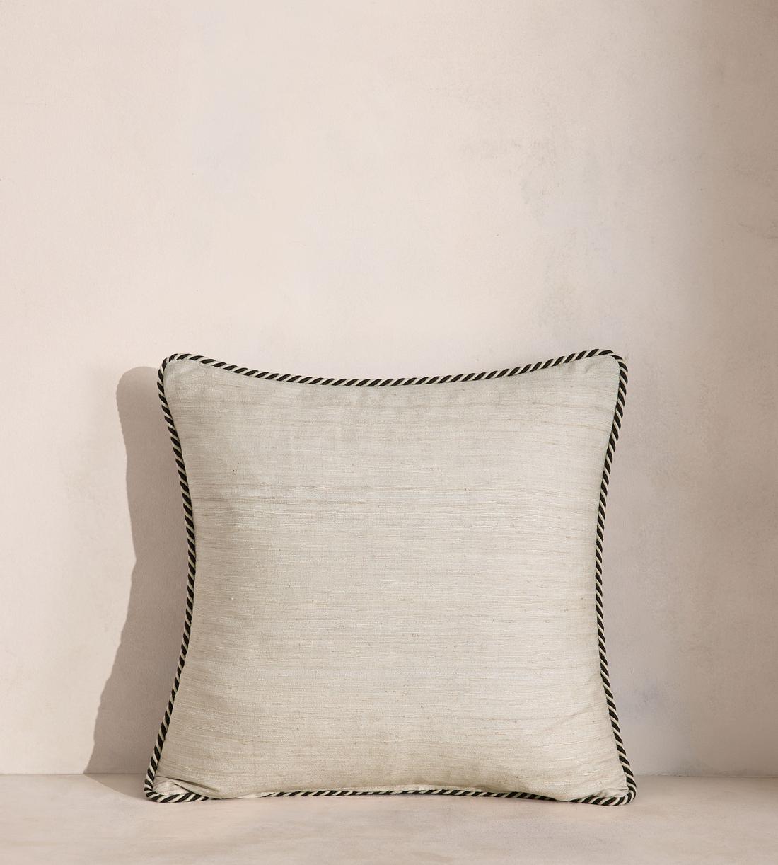 Florence Square Cushion - Chocolate - Listing - Image 2