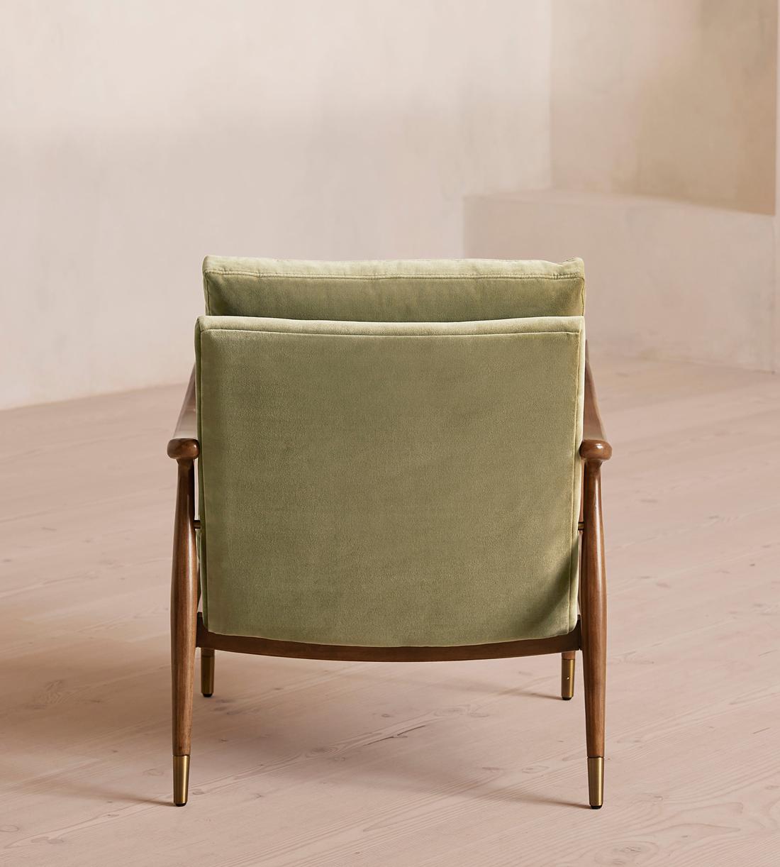 Theodore Armchair - Velvet - Lichen - US - Images - Image 4