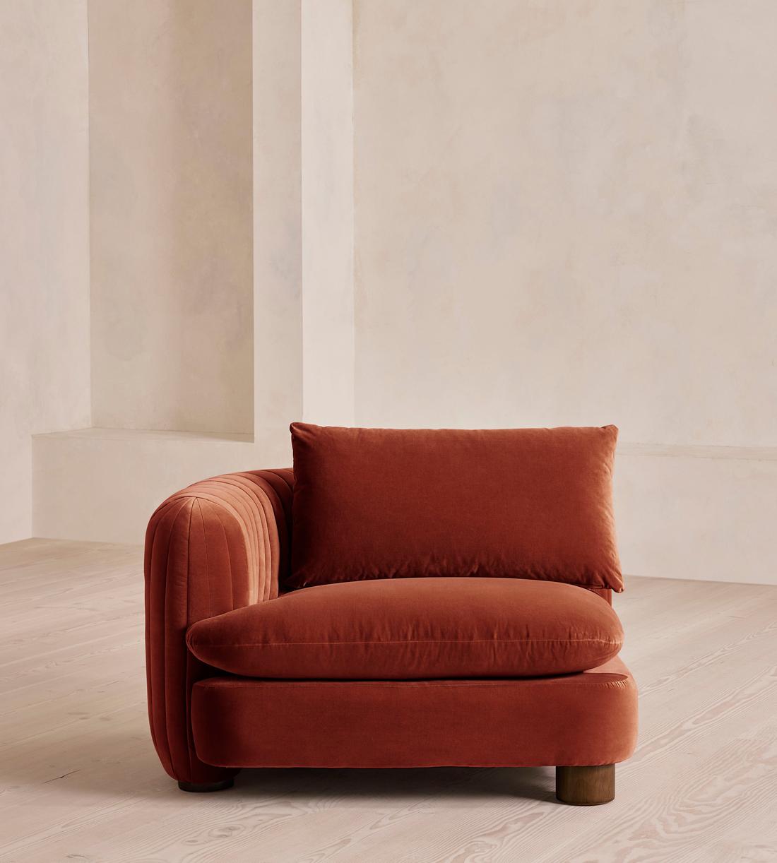 Vivienne Ottoman - Velvet Rust - US - Image 1