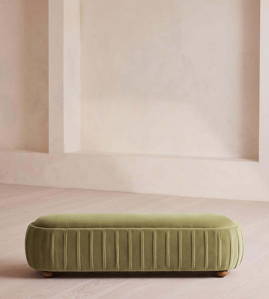 Vivienne Bench - Velvet - Lichen - Listing - Image 2