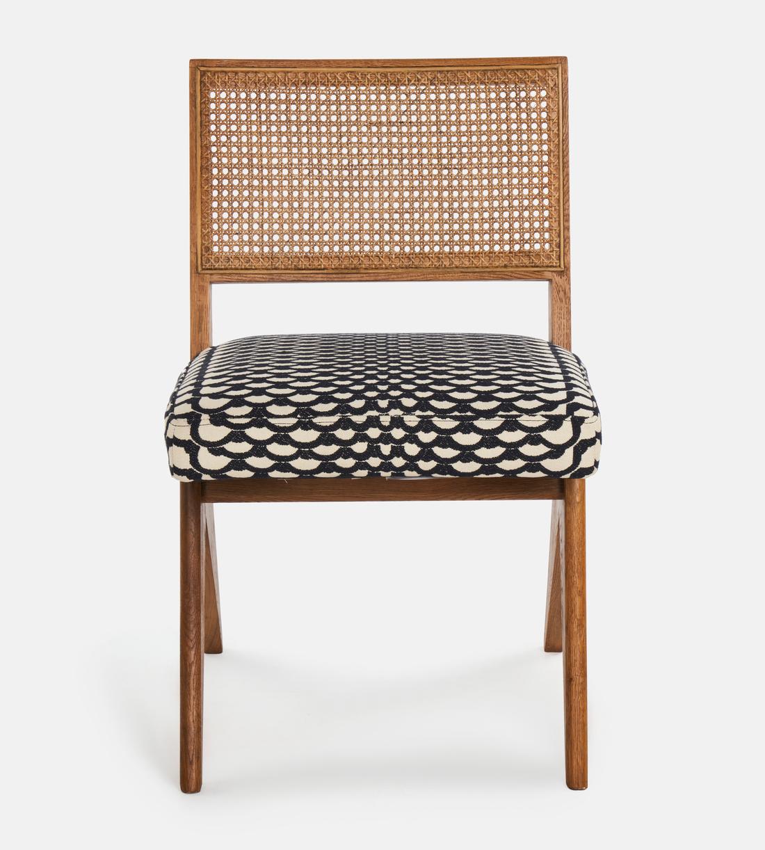 Hayward Dining Chair - Pierre Frey Les Ecailles - Black and White - Listing - Image 2