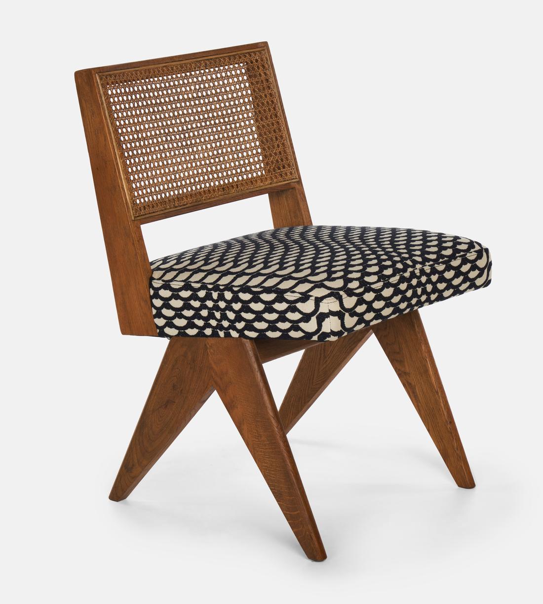 Hayward Dining Chair - Pierre Frey Les Ecailles - Black and White - Listing - Image 1