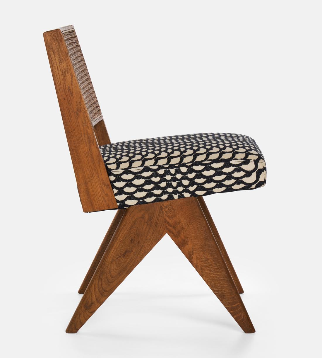 Hayward Dining Chair - Pierre Frey Les Ecailles - Black and White - Images - Image 4