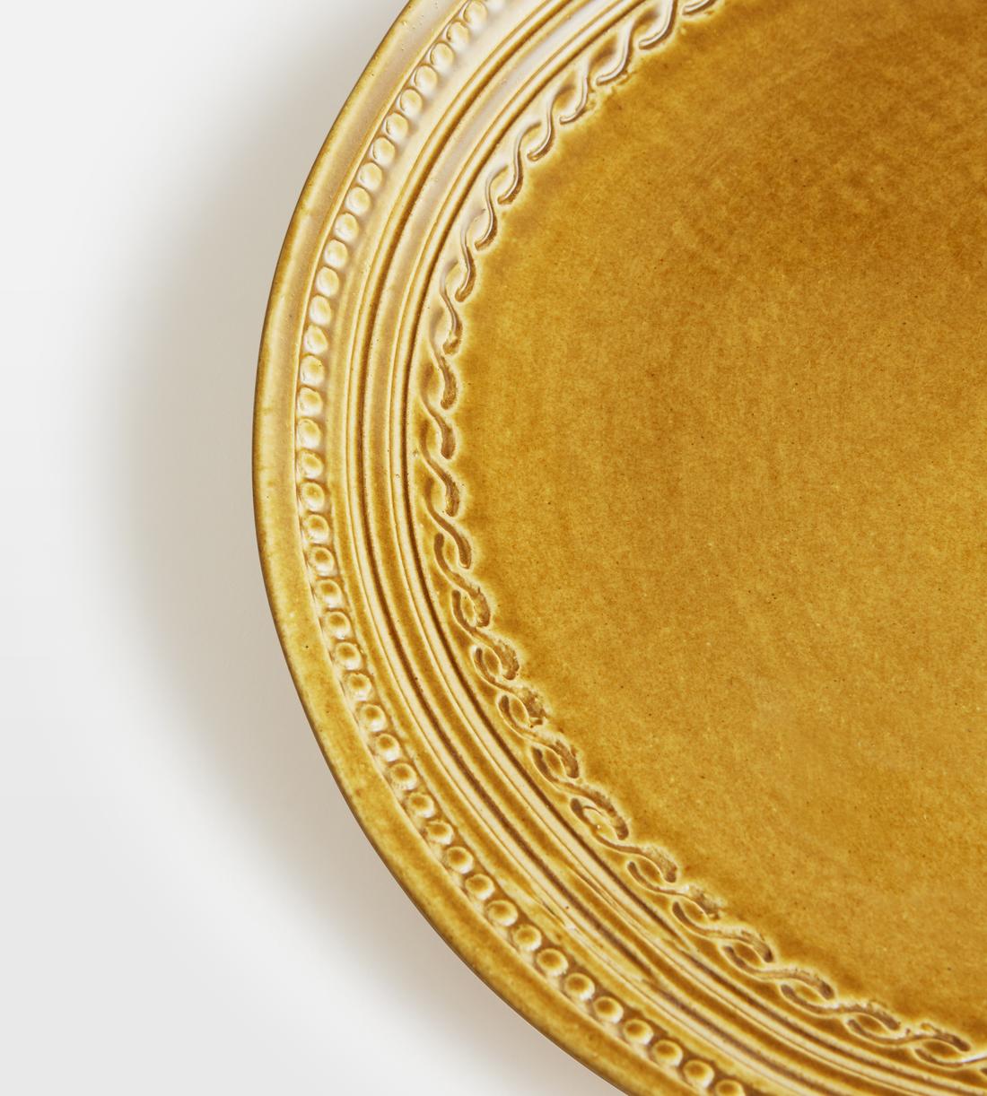 Adderbury Dinner Plate - Ochre - Set of Four - Images - Image 3