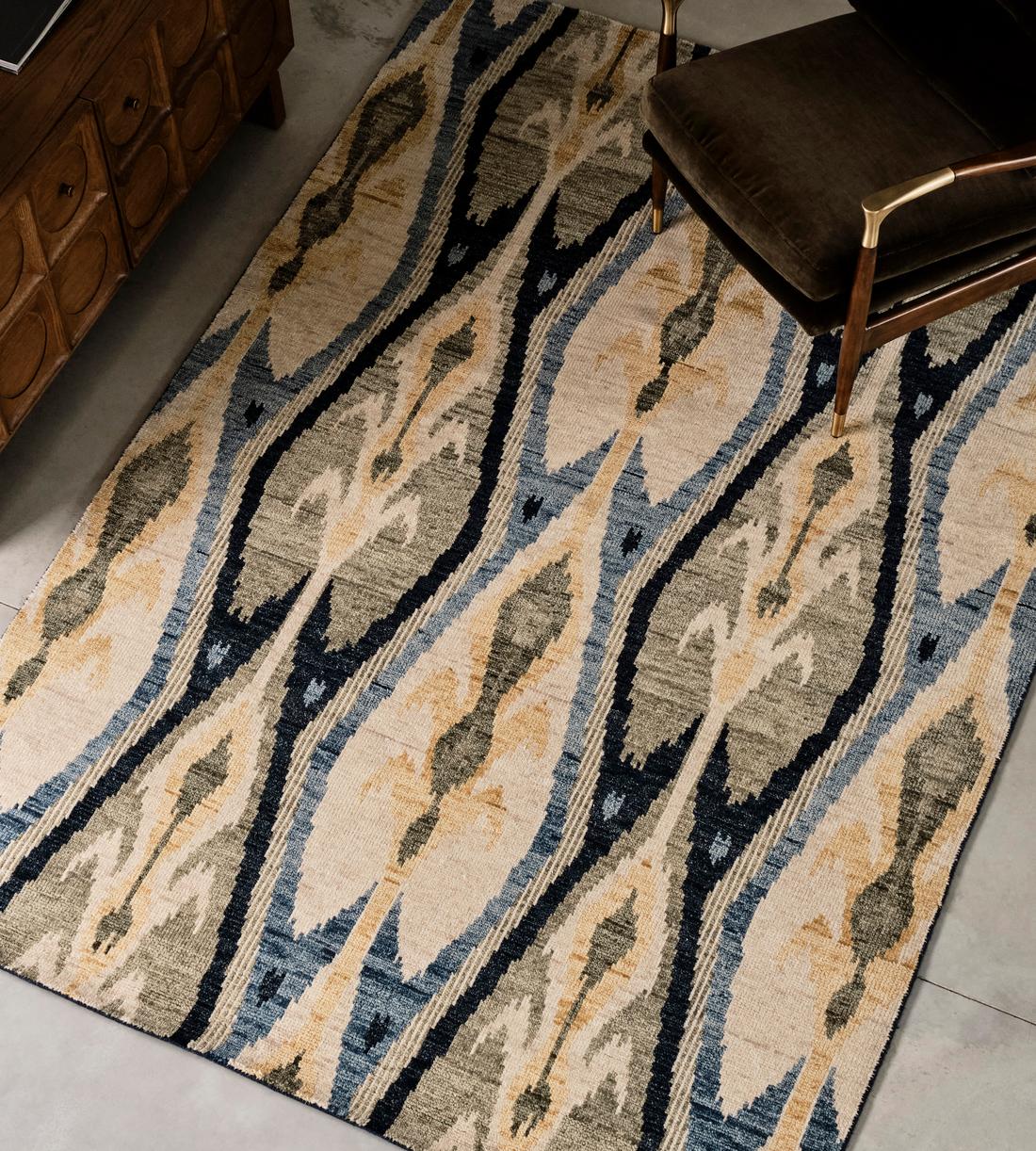 Alderton Rug - Blue - 170 x 240cm - Lifestyle - Image 1