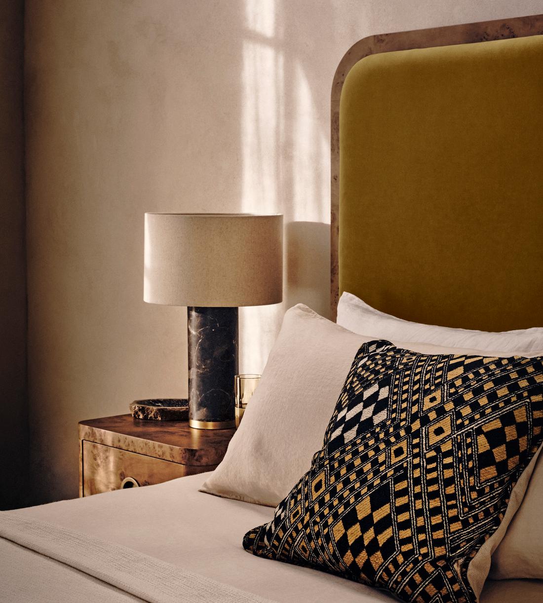 Pierre Frey Djbouti Cushion - Black and Gold - Images - Image 5