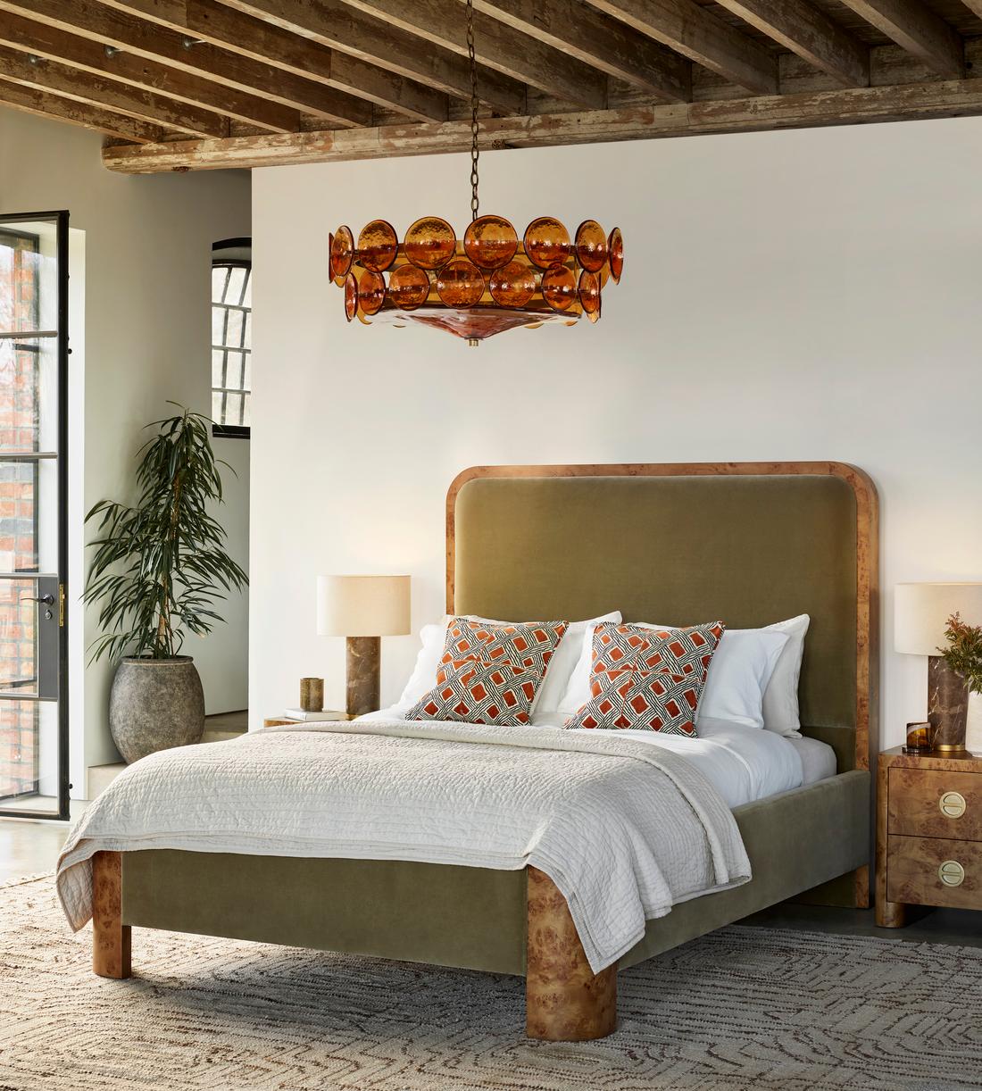 Tremont Bed - Queen - Velvet Lichen - US - Lifestyle - Image 1