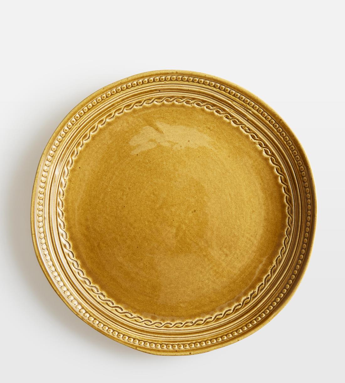 Adderbury Dinner Plate - Ochre - Set of Four - Listing - Image 1