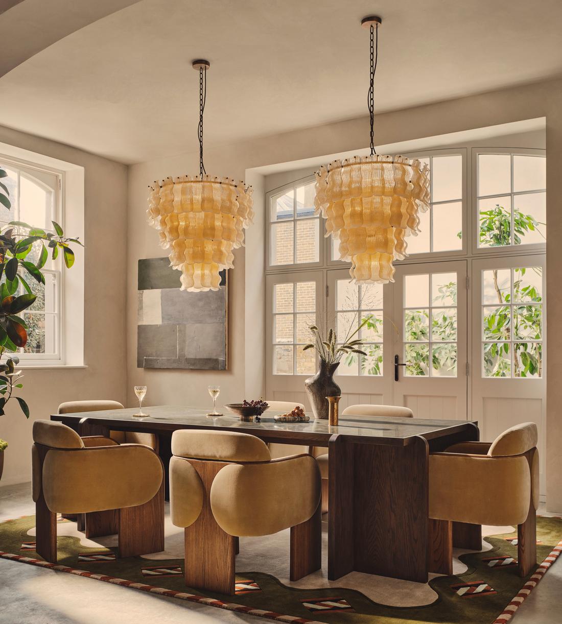 Eddie Dining Chair - Velvet - Camel - UK - Lifestyle - Image 3