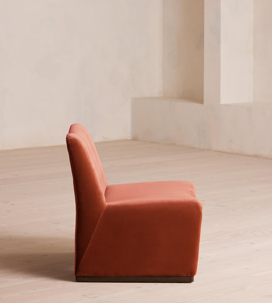 Lovett Armchair - Velvet - Rust - US - Images - Image 3