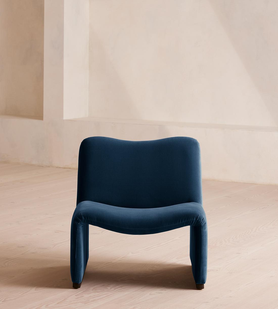Lovett Armchair - Velvet - Royal Blue - Listing - Image 2
