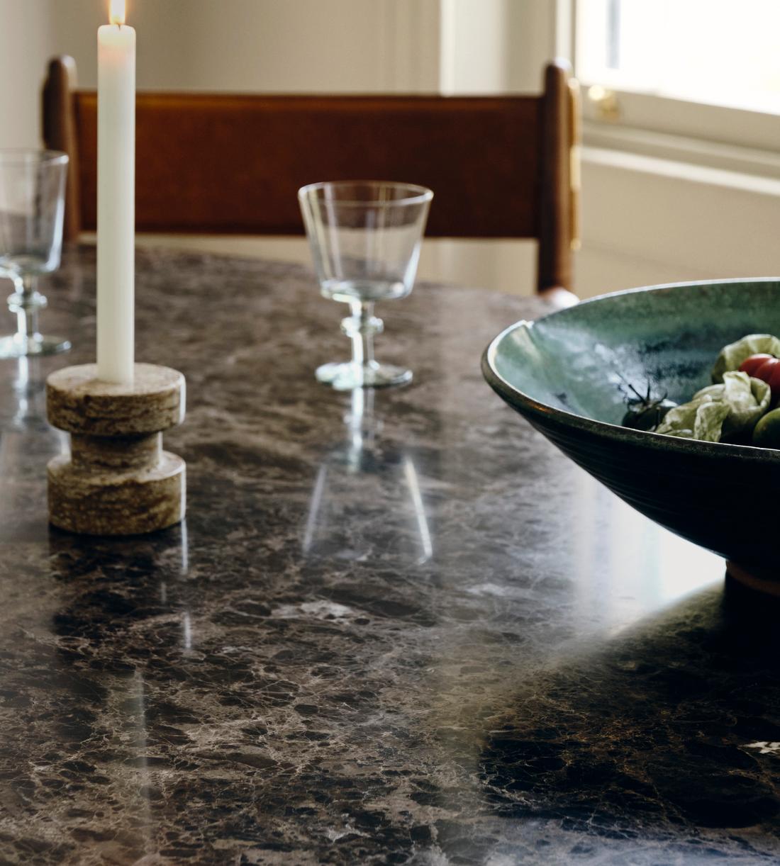 Ilario Dining Table - Dark Emperador Marble - Images - Image 4