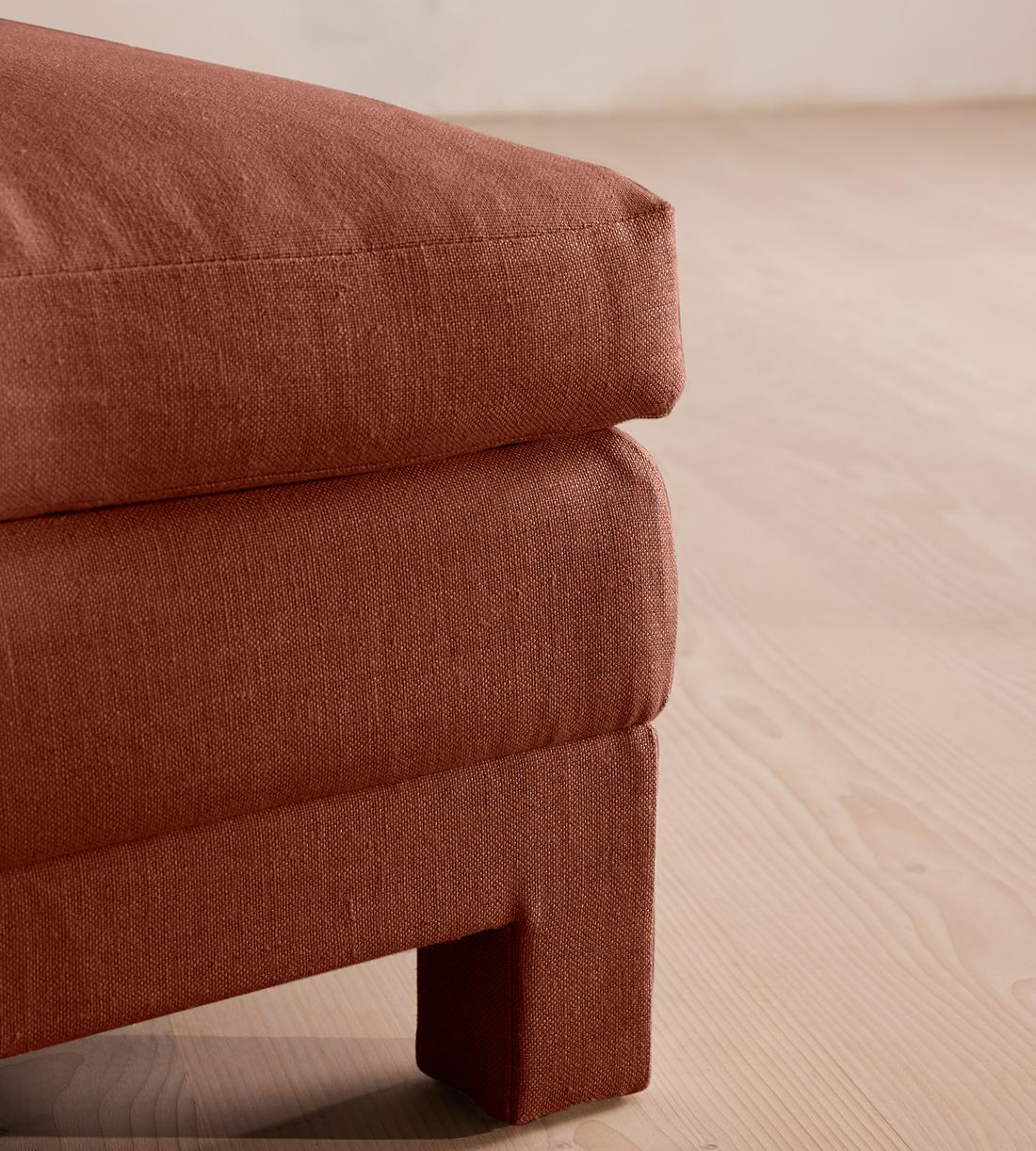 Ashford Ottoman - Linen - Sienna - Images - Image 4