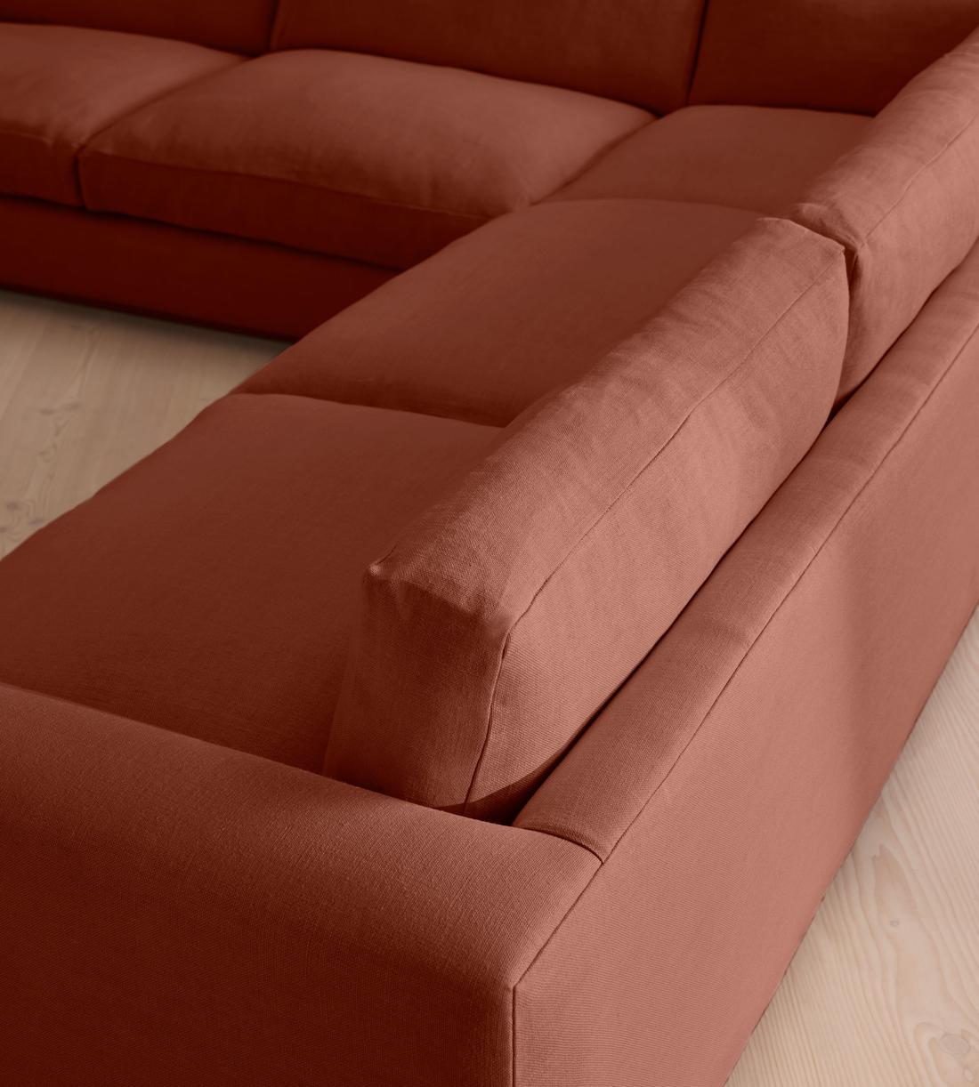 Mossley Corner Sofa - Linen - Sienna - US - Images - Image 4