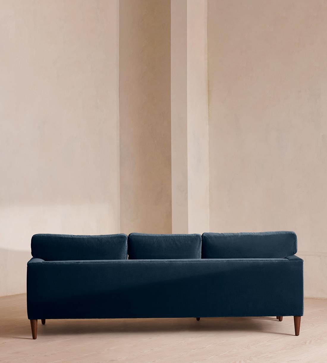 Reya Chaise-end Sofa - Velvet - Royal Blue - Images - Image 4