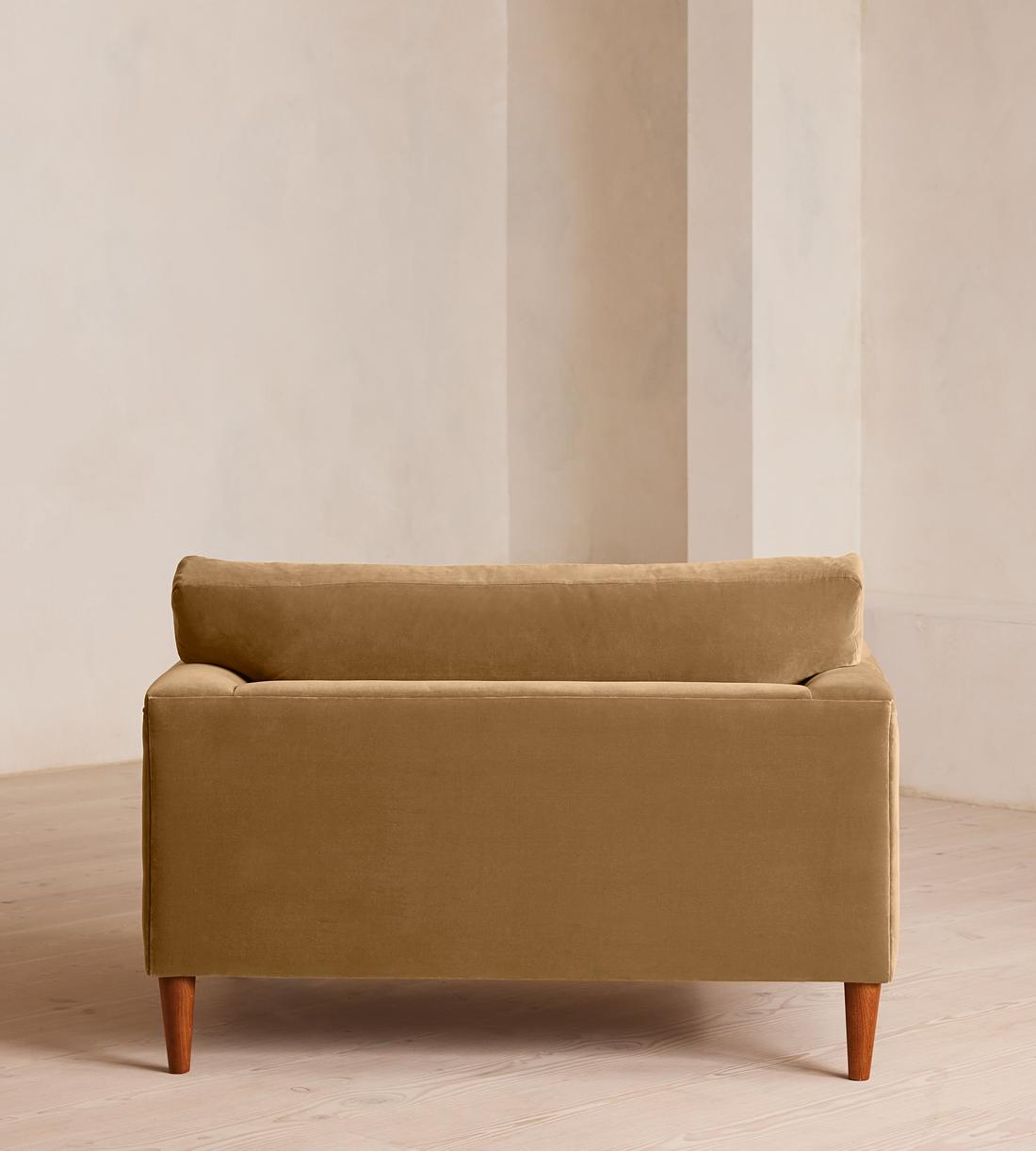 Reya Loveseat - Velvet - Camel - Images - Image 4