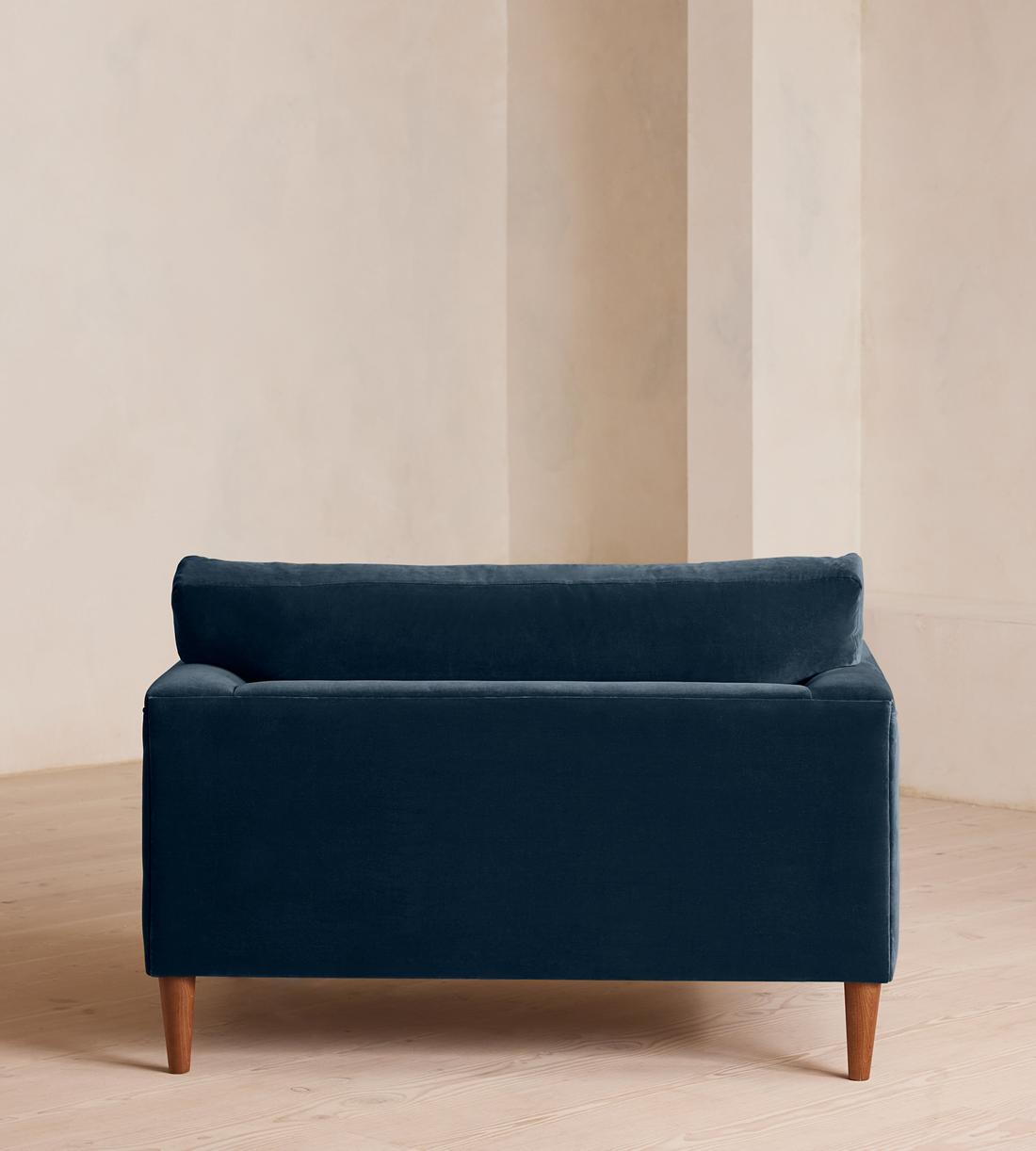 Reya Loveseat - Velvet - Royal Blue - Images - Image 4