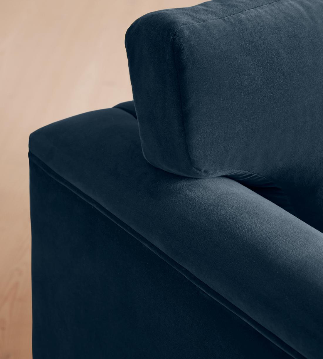 Reya Loveseat - Velvet - Royal Blue - Images - Image 5