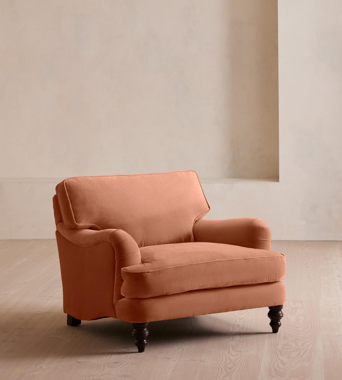 Arundel Loveseat - Velvet - Antique Rose - Listing - Image 1