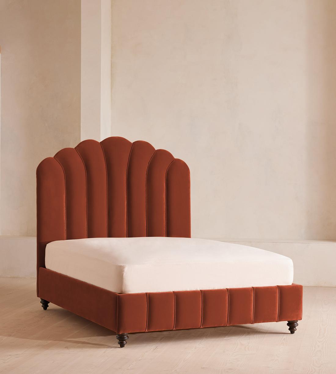 Manette Bed - Super King - Velvet Rust - Listing - Image 1