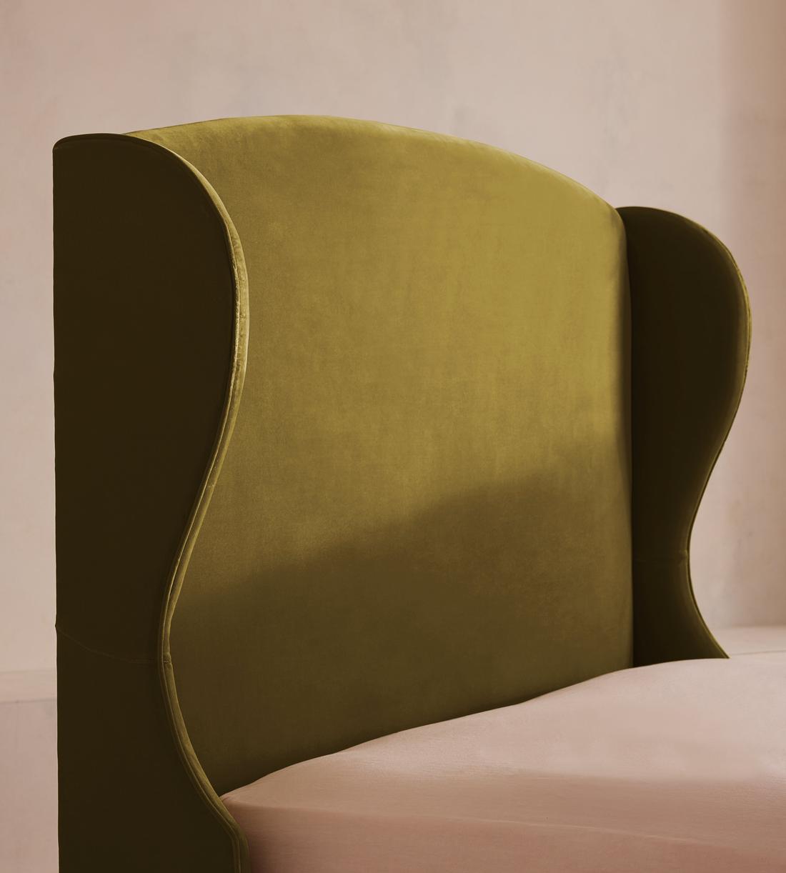 Rivas Bed - Full - Velvet - Olive - US - Images - Image 3