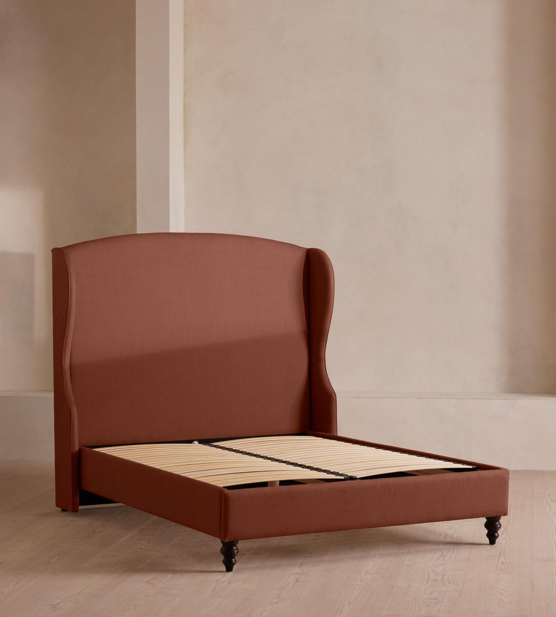 Rivas Bed - King - Linen - Sienna - Images - Image 3