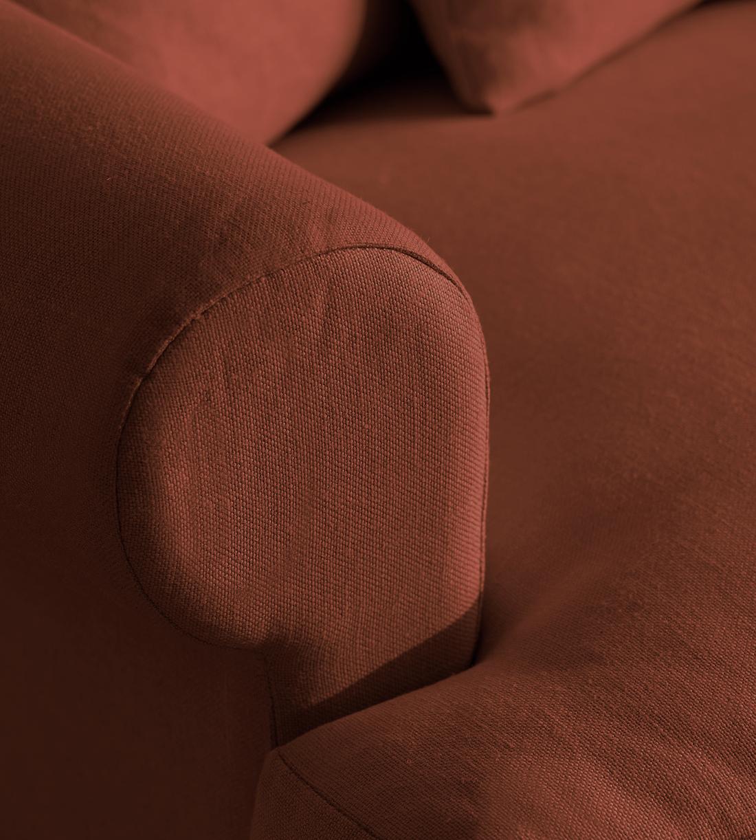 Audrey Three Seater Sofa - Linen - Sienna - US - Images - Image 5