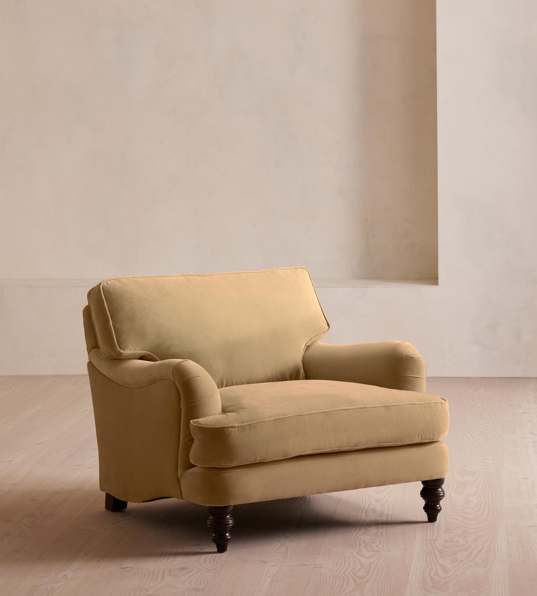 Arundel Loveseat - Velvet - Camel - Listing - Image 1