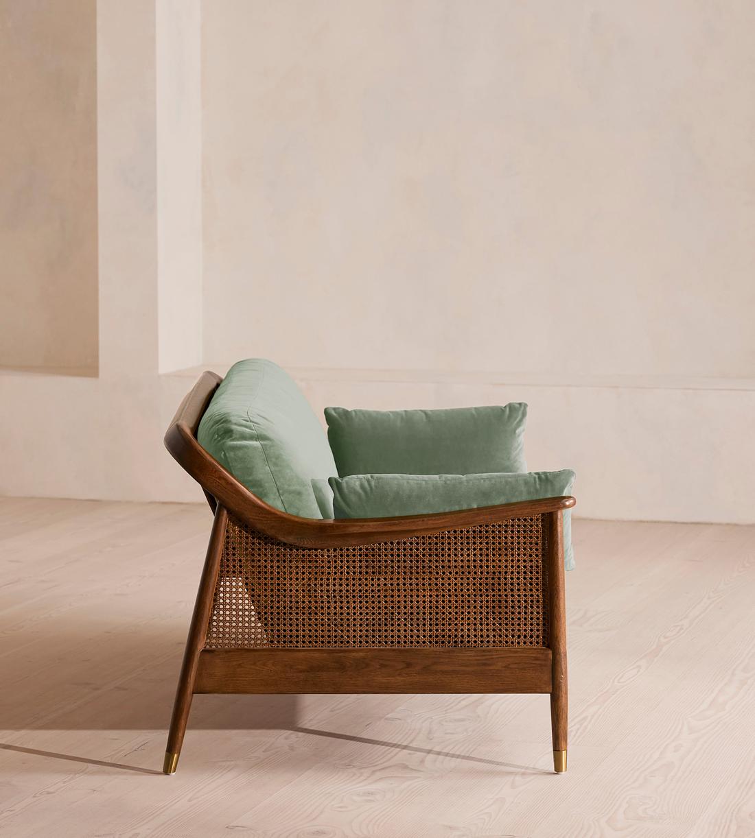 Atlanta Three Seater - Velvet - Seafoam - UK - Images - Image 3